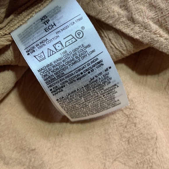 Old Navy XS Oversized Knot Back Bubble Blouse - Picture 6 of 6